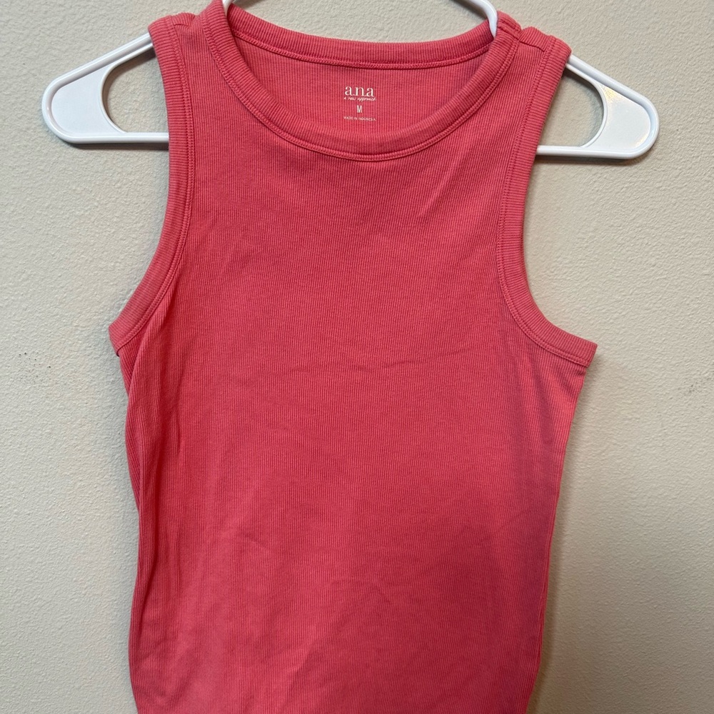 a.n.a Women's Coral Pink Tank Top